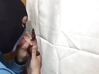 Mr Sensitive at the gloryhole, mstgh003