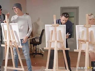 Amazing leggy model Elizabeth Romanova gets fucked by horny Danny