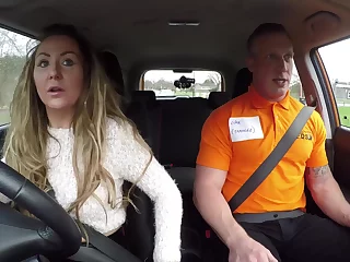 Fake Driving School - Rookie Instructor Fucks Classy MILF 1 - Classy Filth